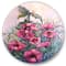 Designart - Blossoming Hibiscus In The Wild - Traditional Metal Circle Wall Art